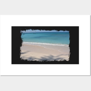 Grand Turk - calm ocean, azure sea Posters and Art